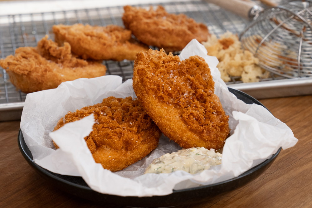 Potato scallops