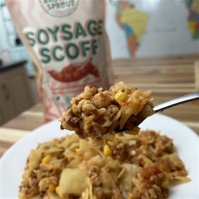 Image of Soysage Cabbage Rice