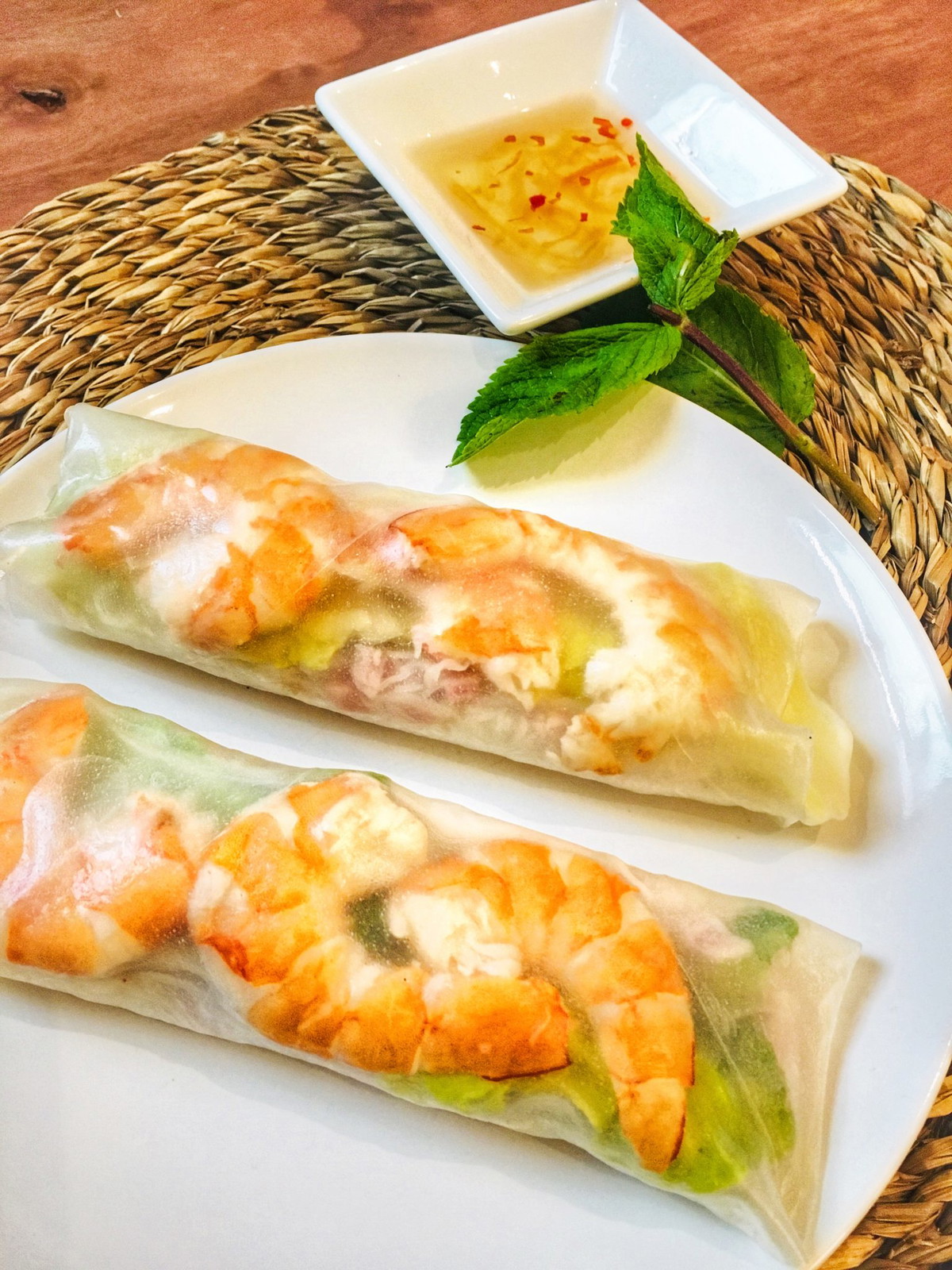 Rouleaux de printemps healthy