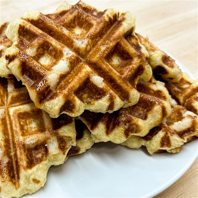Image of Authentic Belgian Liege Waffles