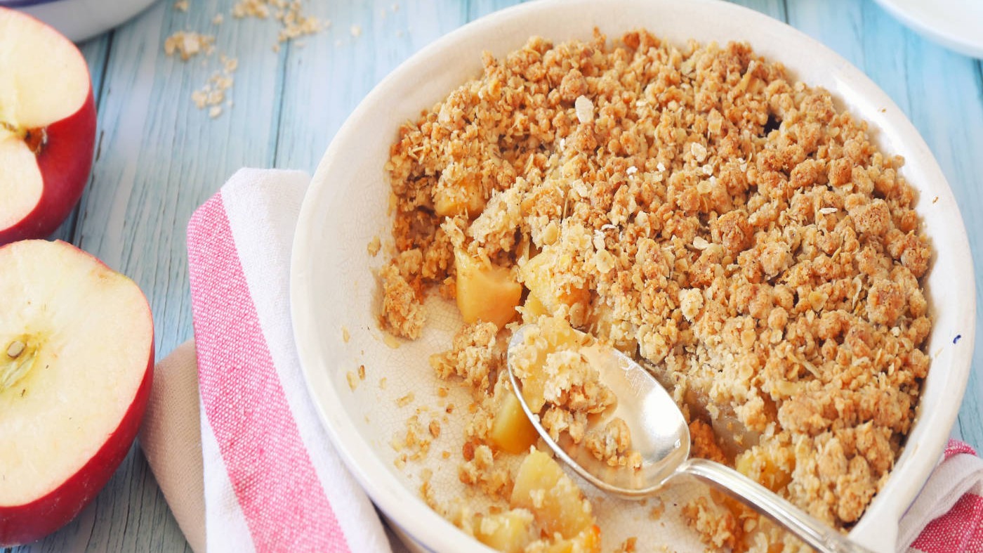 Image of Healthy Apple Crumble