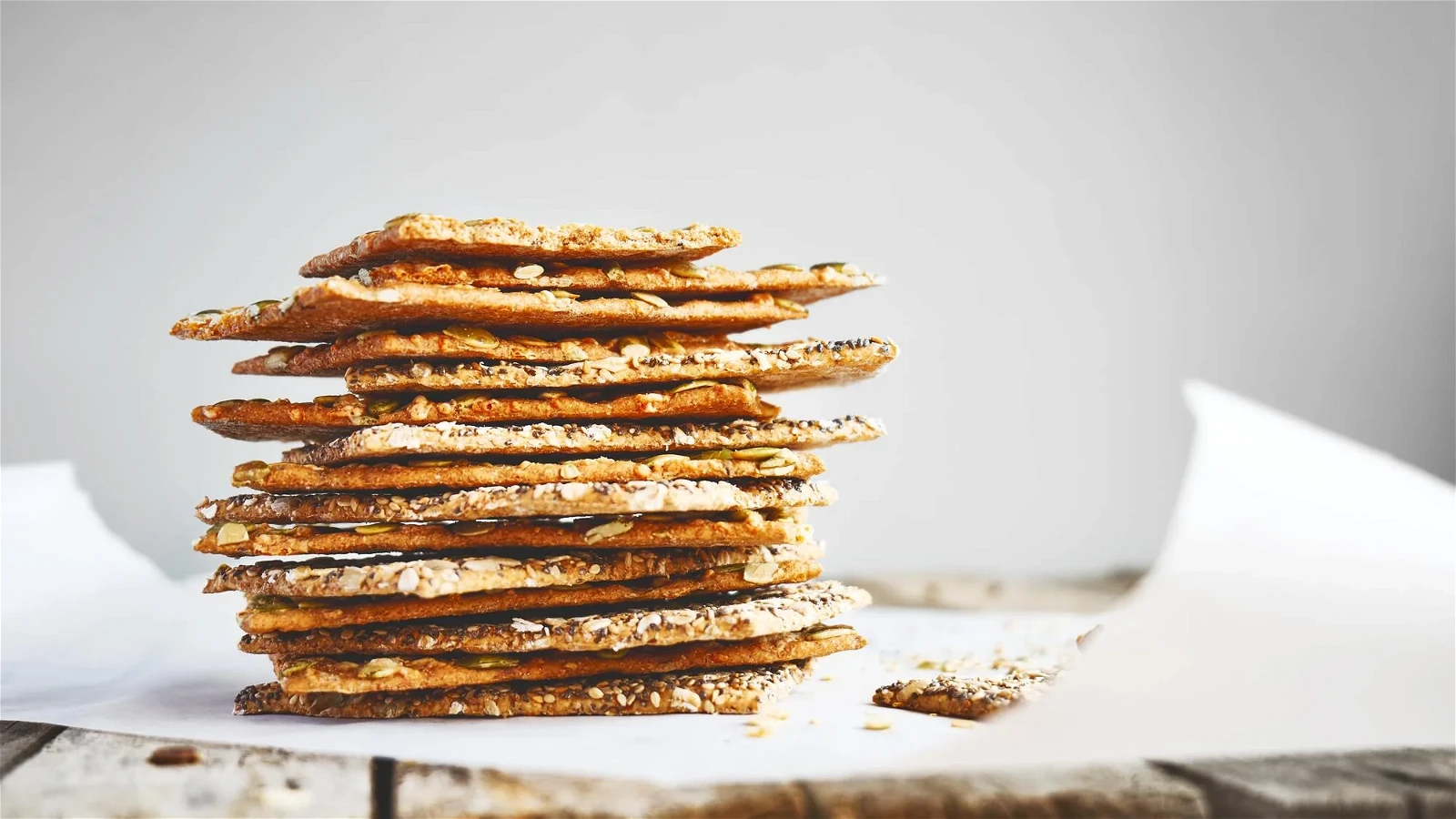 Image of Celtic-inspired Sea Salt and Oatmeal Crackers