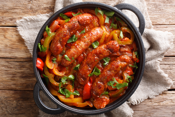 Image of North End Roasted Italian Sausage, Peppers, and Onions