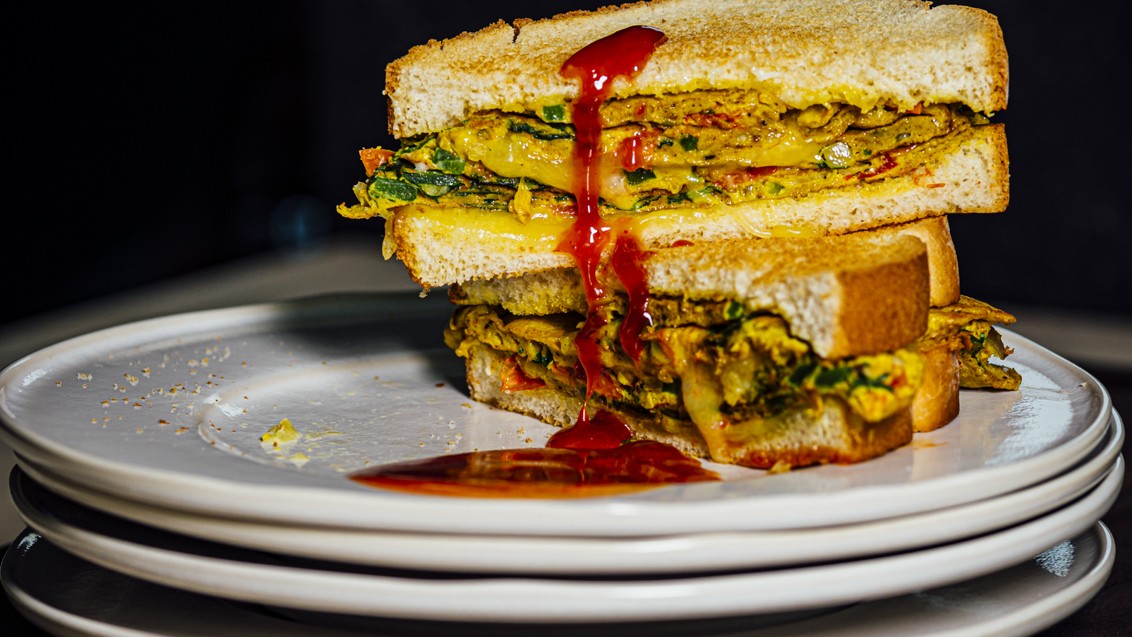 Image of Indian Omelet Sandwich