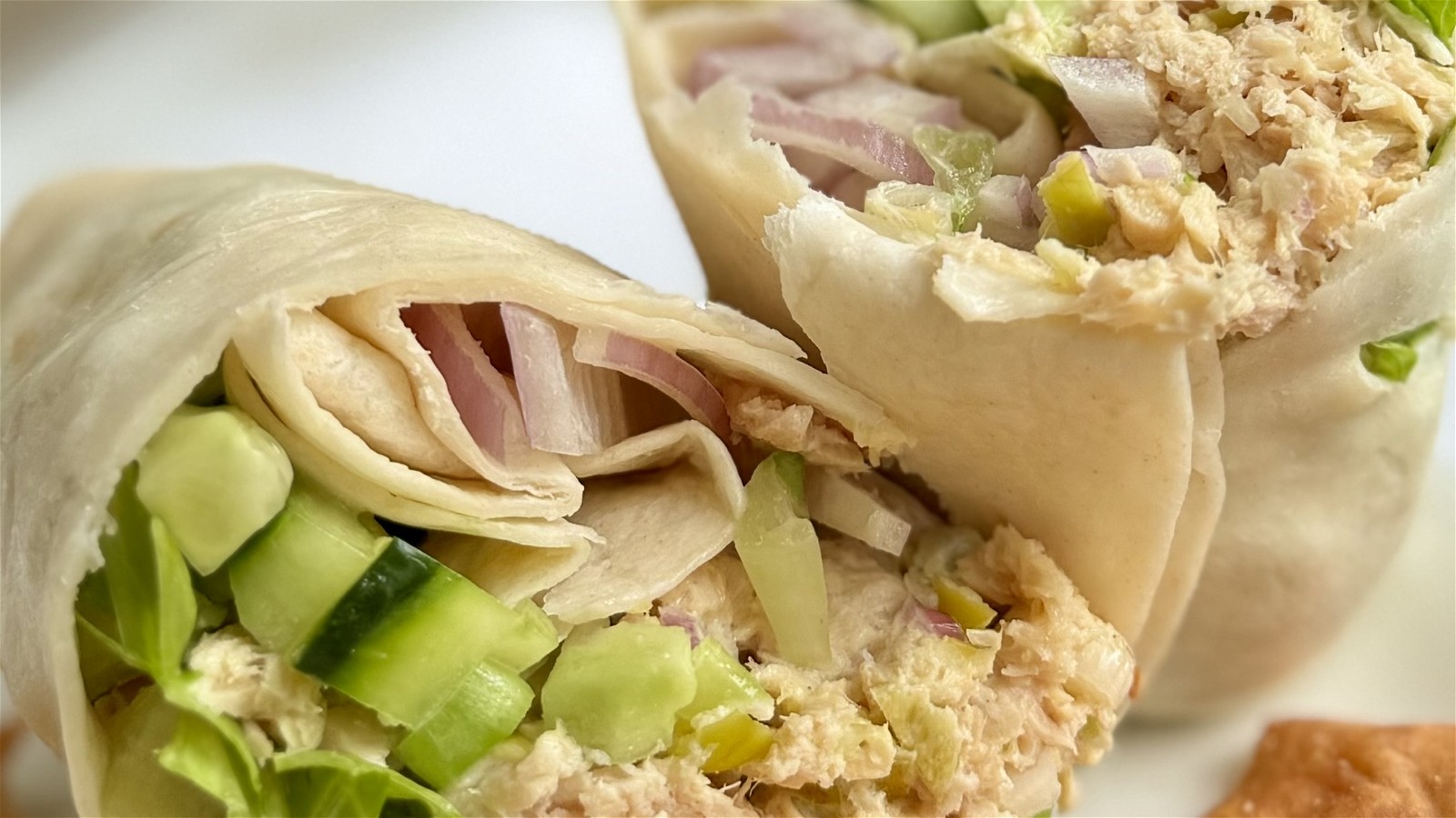 Image of Tuna Salad Wrap with Pepperoncini