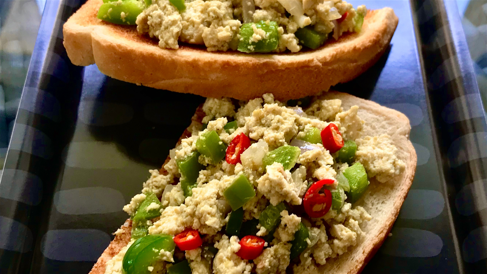 Image of SOS Green Curry Tofu Toasties