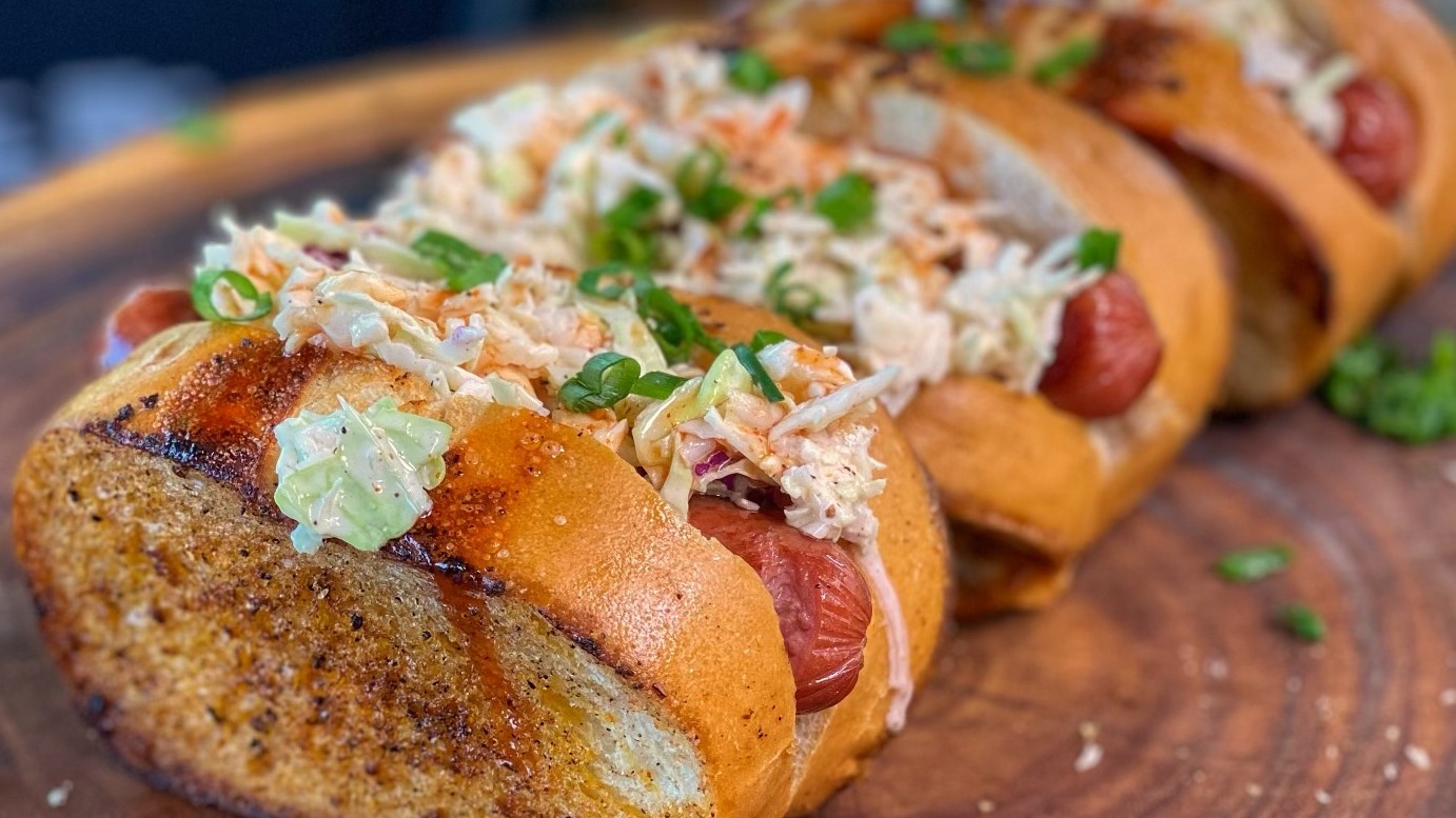 Image of Hot Honey Sriracha Dogs