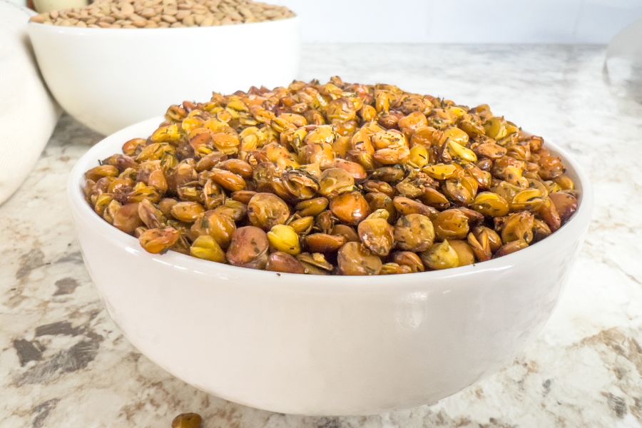 Crunchy Air-Fried Lentils: Your New Favorite Snack