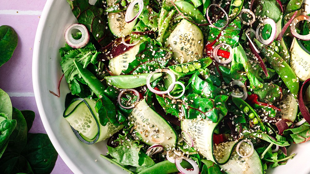 Image of Very Spring Salad with Blood Orange Dressing