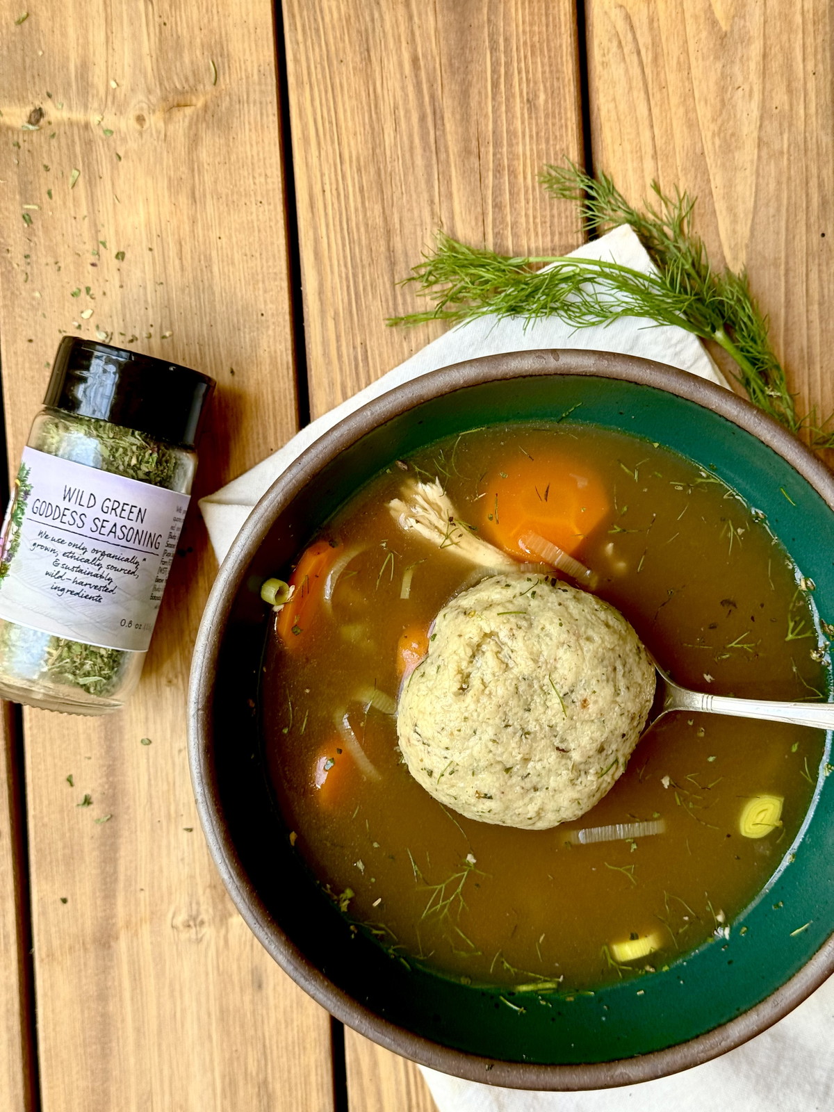 Springtime Matzo Ball Soup