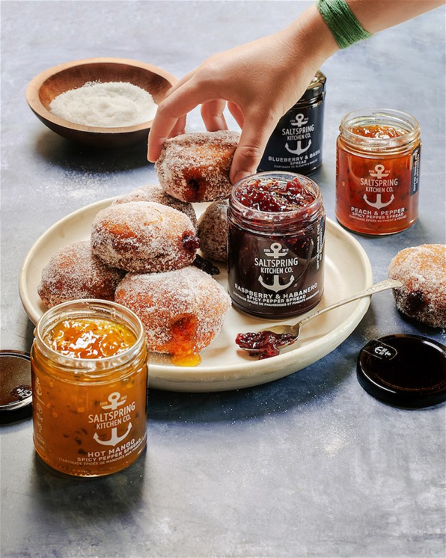 Image of Gourmet Jam-Filled Doughnuts
