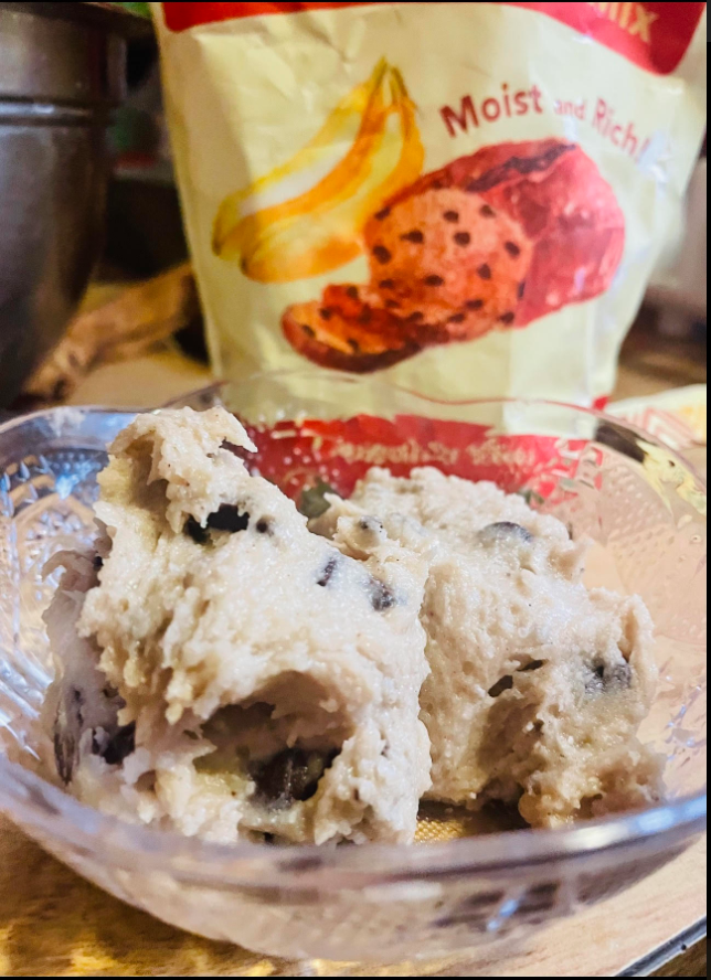 Image of Heavenly Chocolate Chip Cookie Dough Recipe with Sasas Mix West African Banana Bread Mix! 