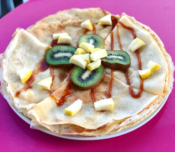 Crêpes legeres à la farine blanche