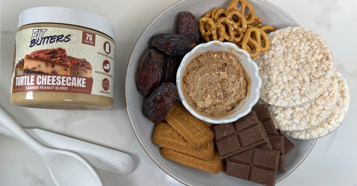 Turtle Cheesecake Fit Butters Dip