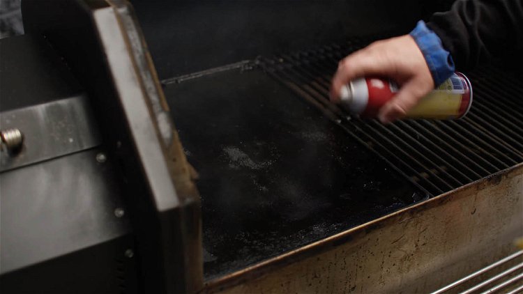 Image of Spray the griddle with the duck fat again. Place the...