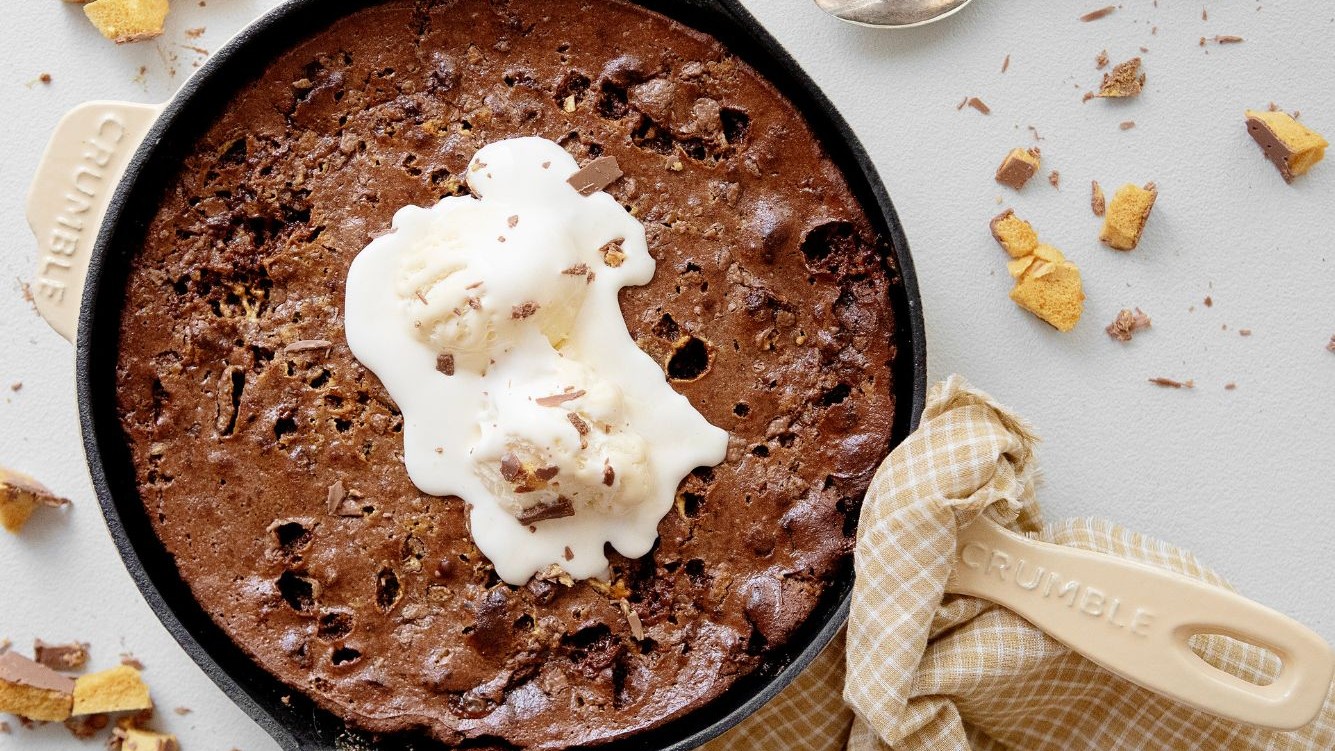 Image of Choc Honeycomb Skillet Cookie