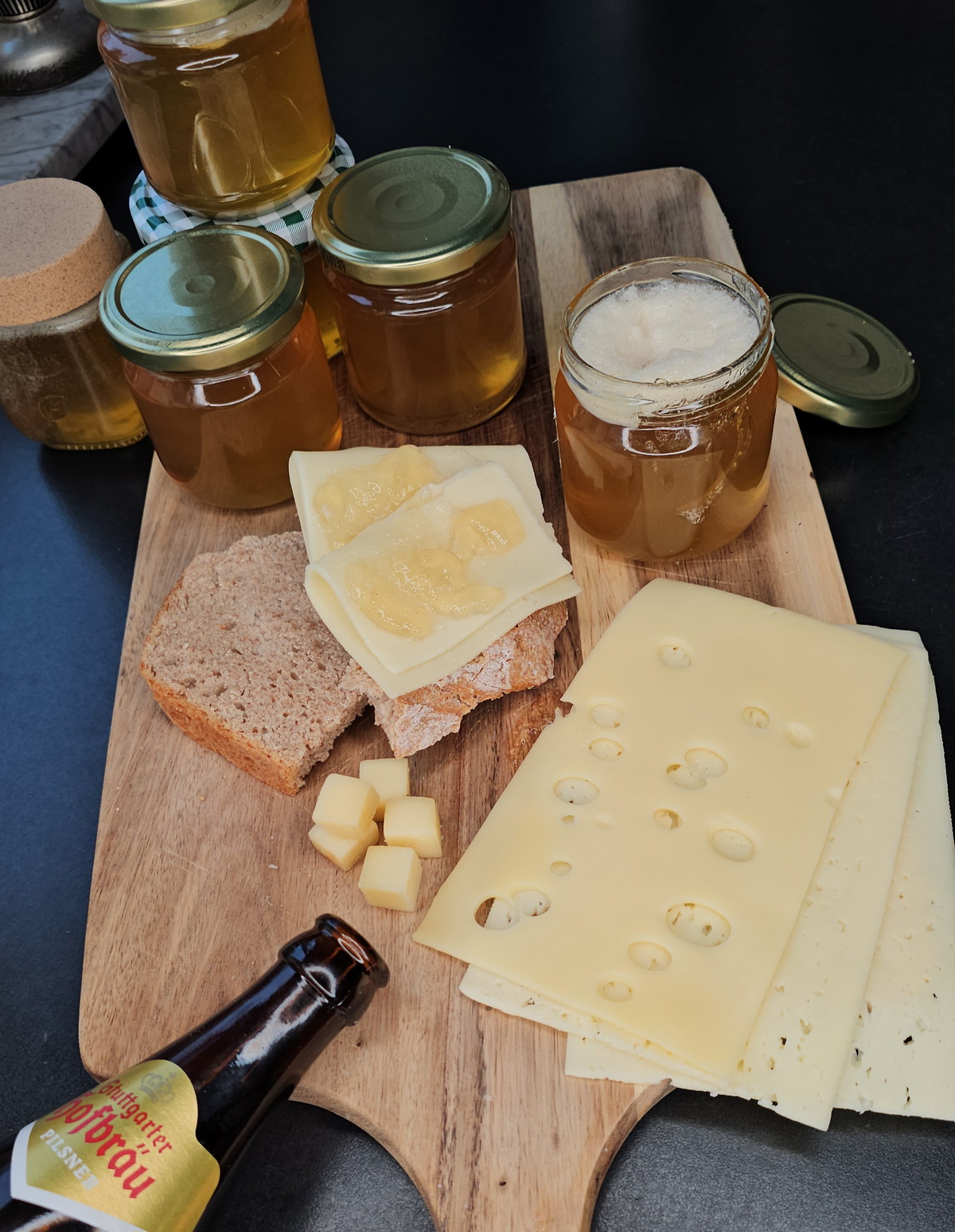 Aromatisches Biergelee