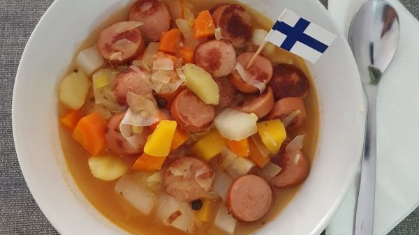 Image of Finnish Sausage Soup (Makkarakeitto)