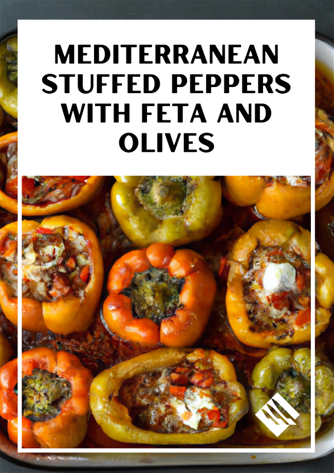 Image of Mediterranean Stuffed Peppers with Feta and Olives