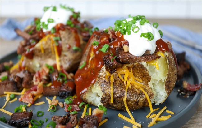 Image of Brisket Loaded Baked Potato