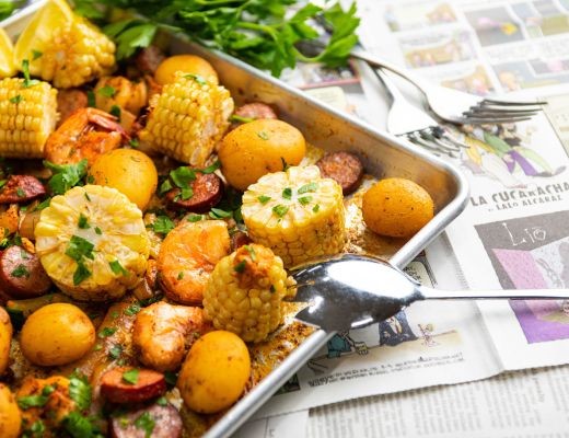 Image of Sheet Pan Seafood Boil