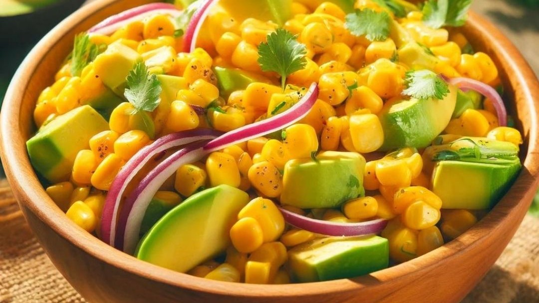 Image of Grilled Corn Salad with Avocado