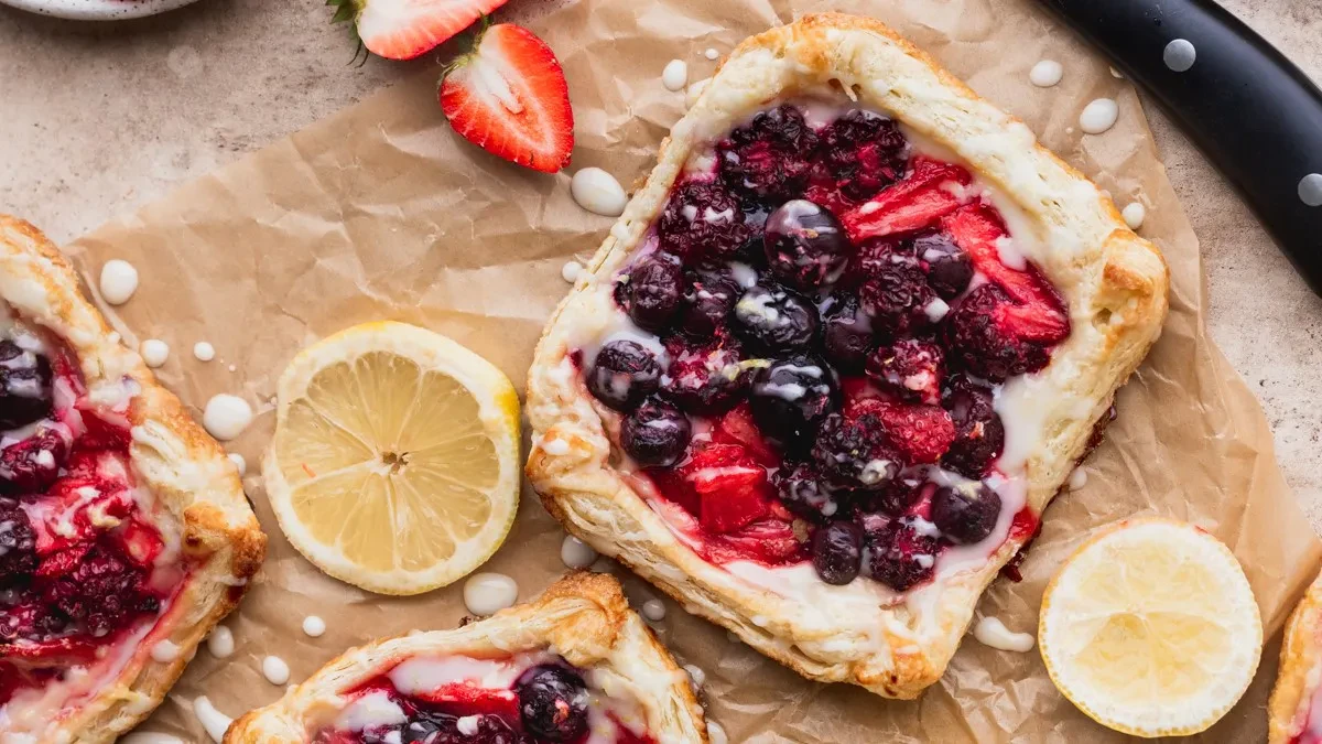 Image of Mixed Berry Danishes