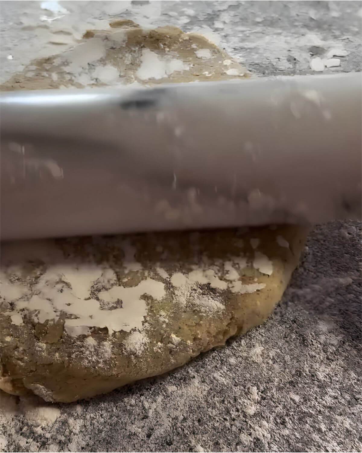 Image of Roll out cookie dough, smear filling over dough and roll...
