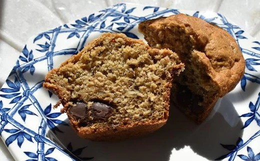 Image of Buttermilk Banana Muffins with Three-Beet Powder