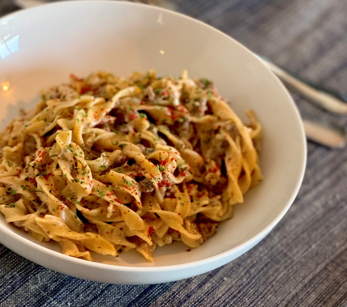 El Gaucho Beef Stroganoff