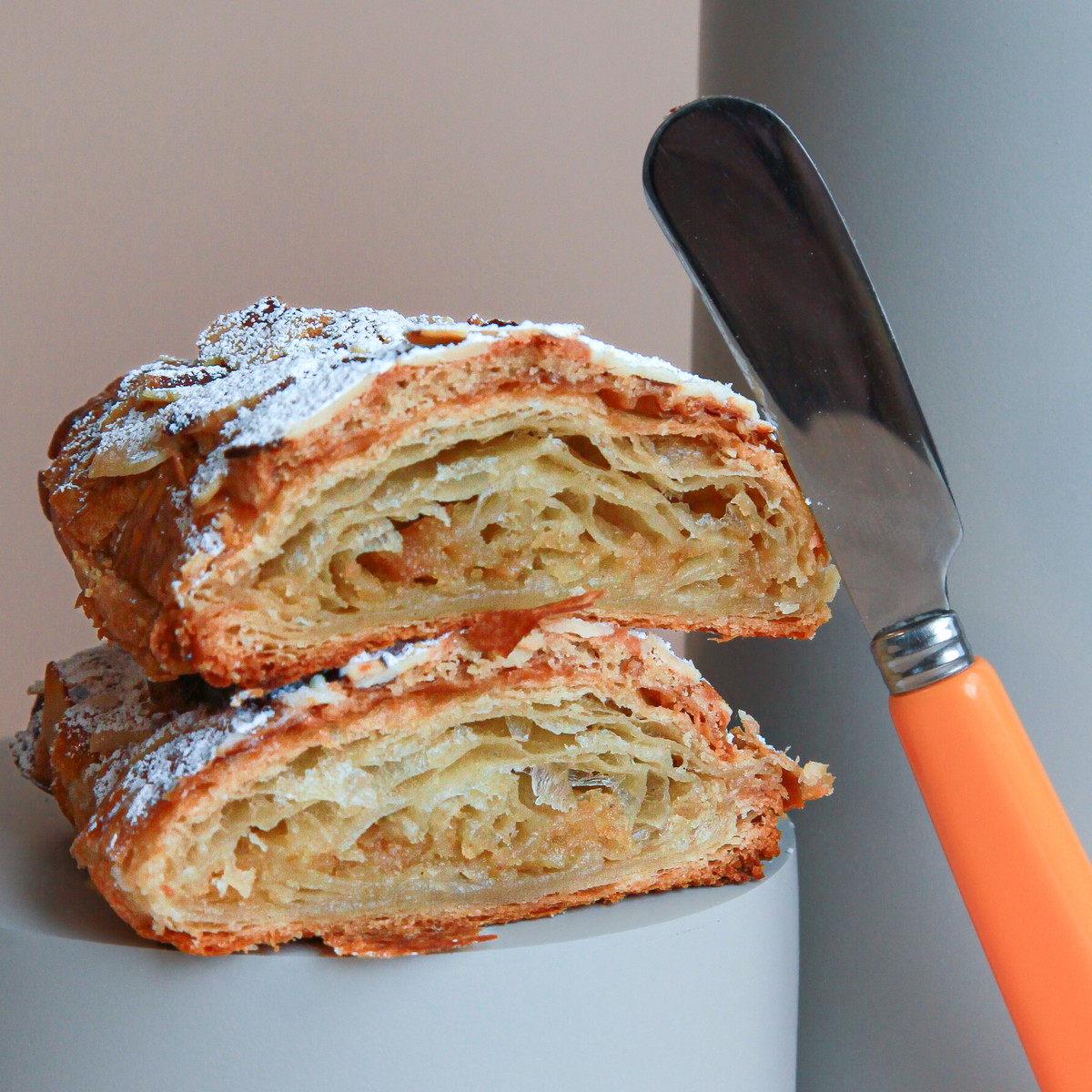 Almond Cookie Butter Croissants