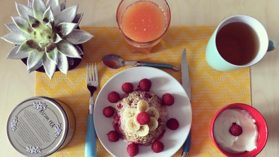 Bowlcake aux framboises