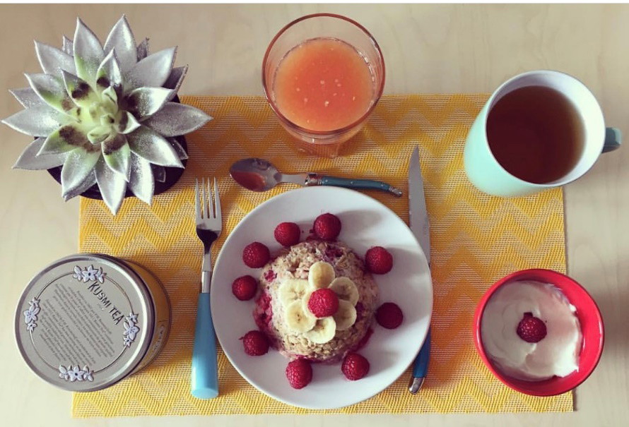Bowlcake aux framboises