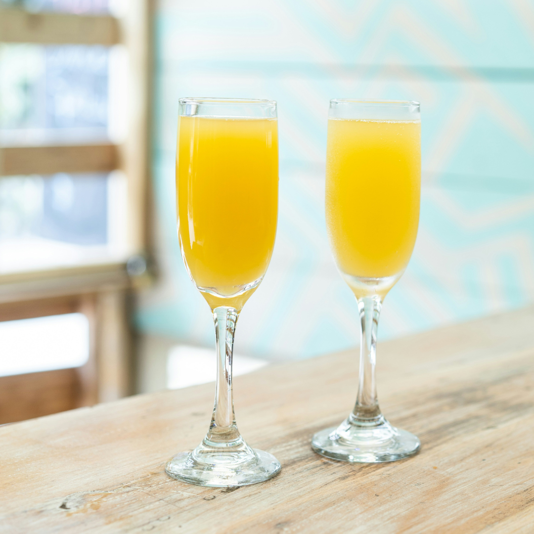 Perfect Elderberry Mimosas