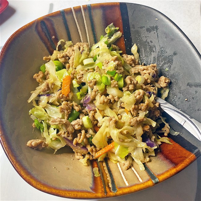 Image of Egg Roll in a Bowl, Keto Style