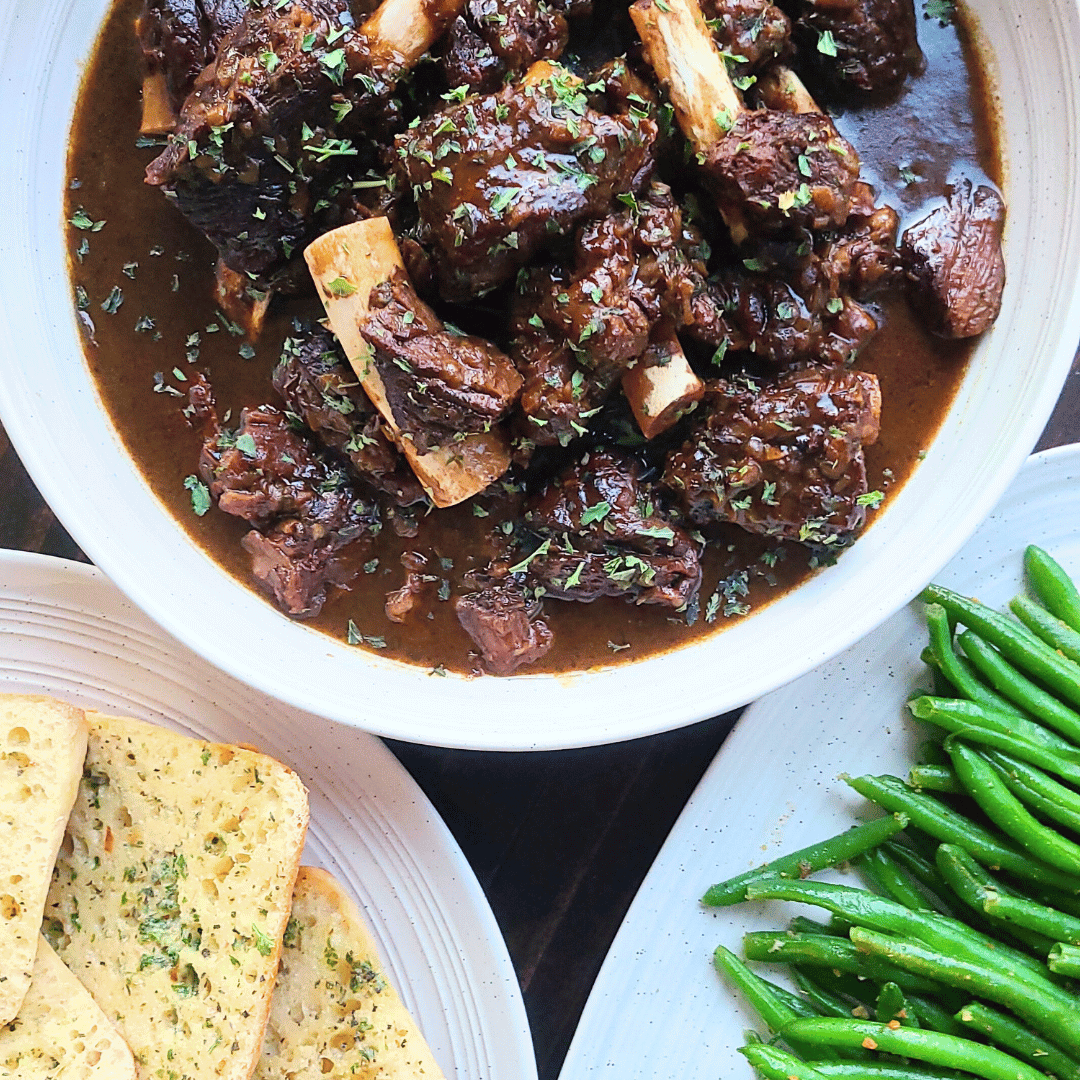 Beer Braised Elk Short Ribs