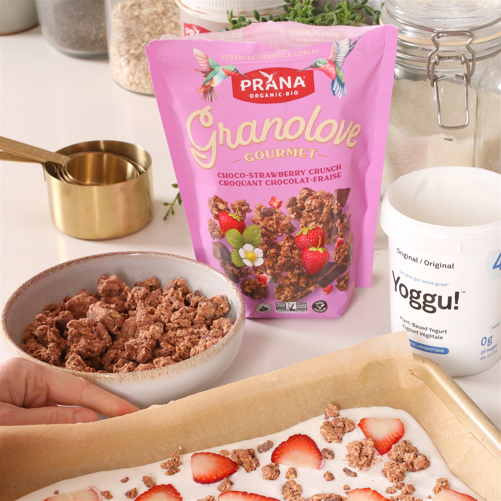 Choco Strawberry Granolove Gourmet Yogurt Bark – Prana Foods