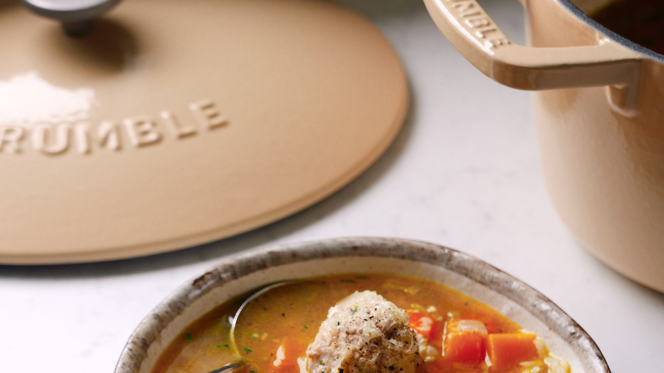 Image of Comforting Chicken Meatball Soup