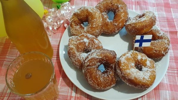 Image of Traditional May Day Donuts from Finland