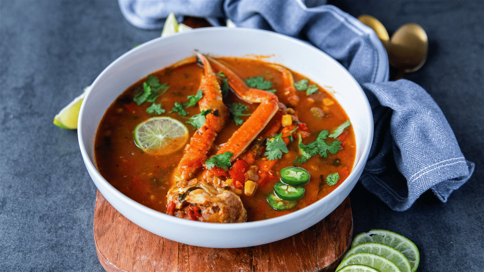 Image of Spicy Caribbean Snow Crab Clusters Soup