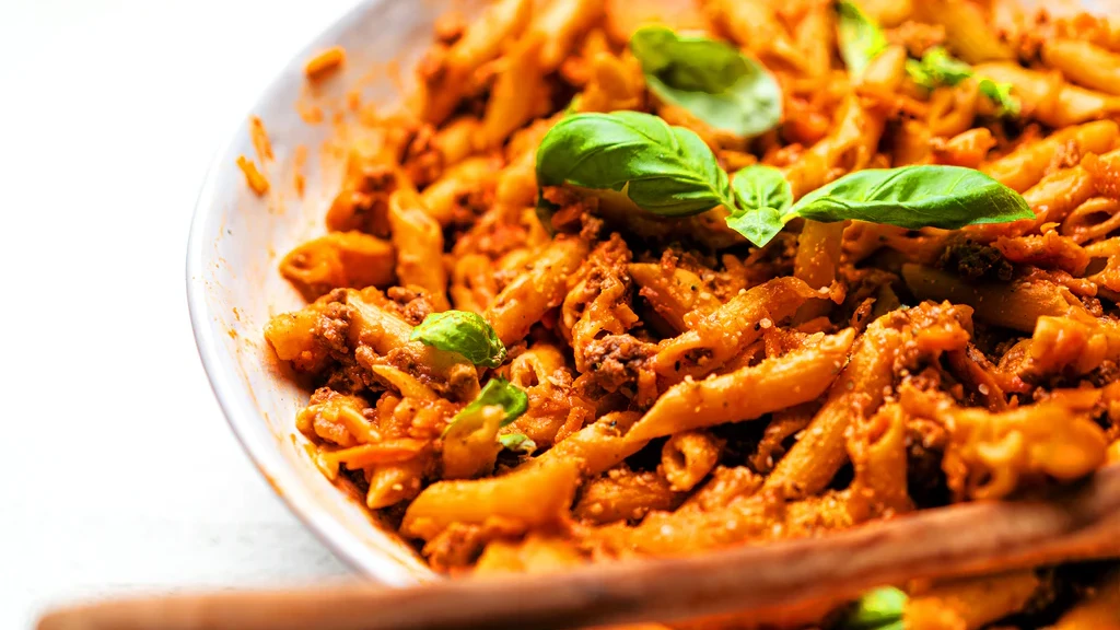 Image of No-dairy Pasta with Meat Sauce