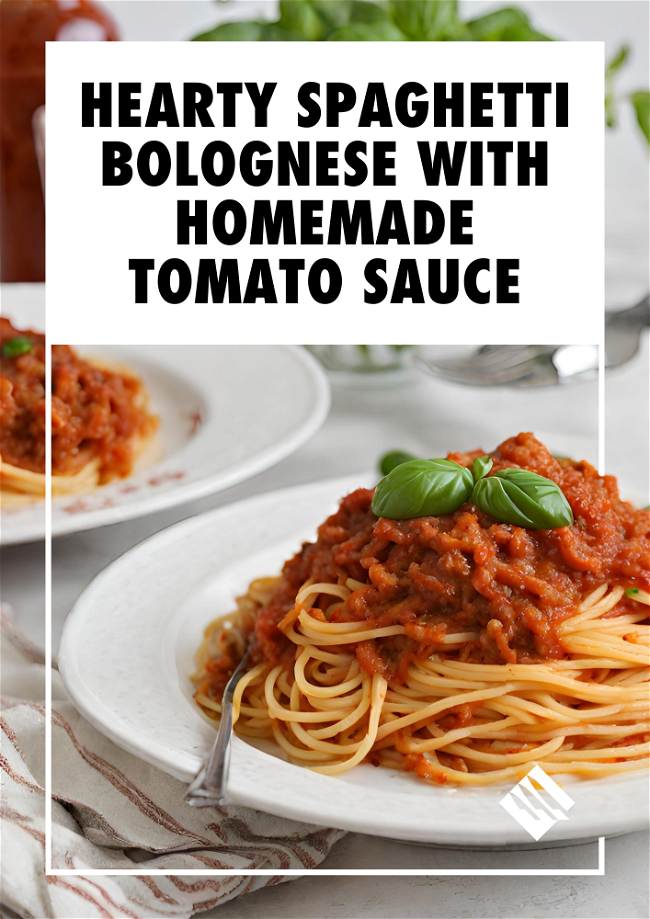 Image of Hearty Spaghetti Bolognese with Homemade Tomato Sauce