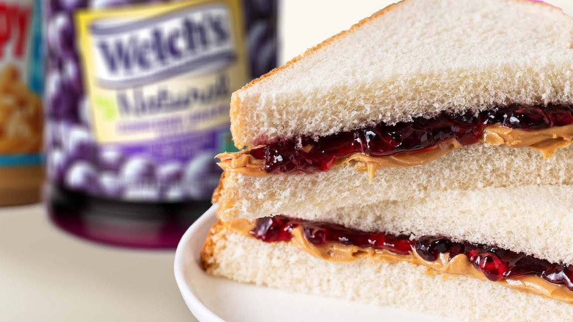 Image of Classic Peanut Butter and Jelly Sandwich