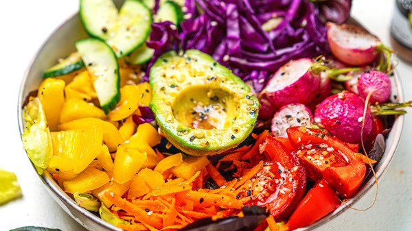 Image of Vegan Rainbow Salad