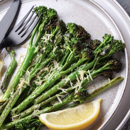 Image of roasted garlic parmesan broccolini
