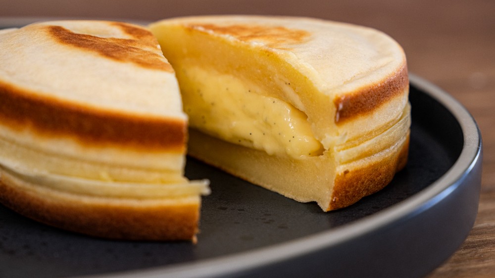 Image of Custard cream pancakes