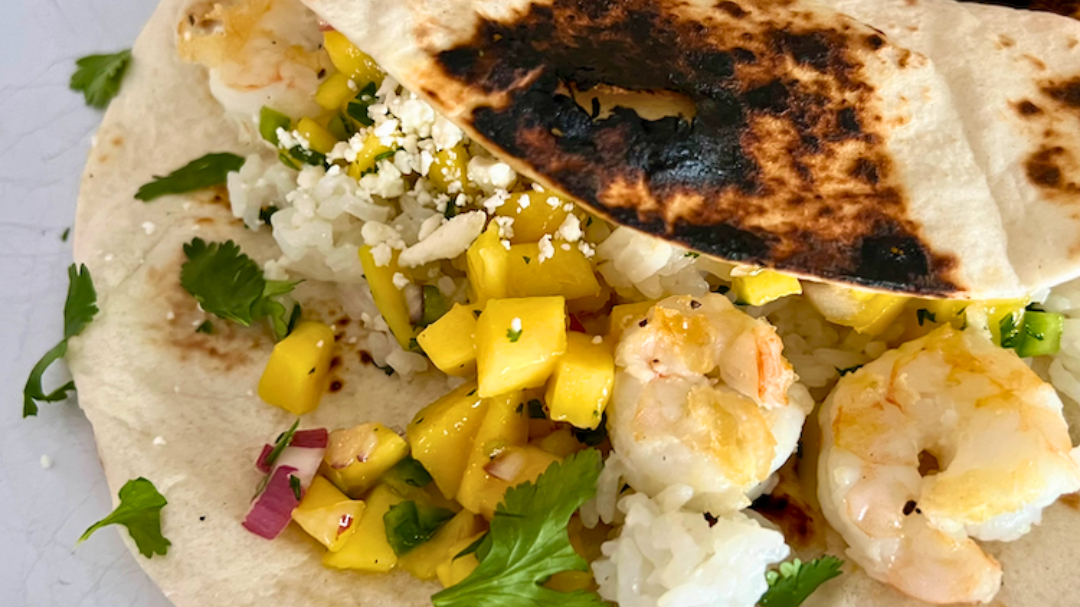 Lime Grilled Shrimp with Mango Salsa