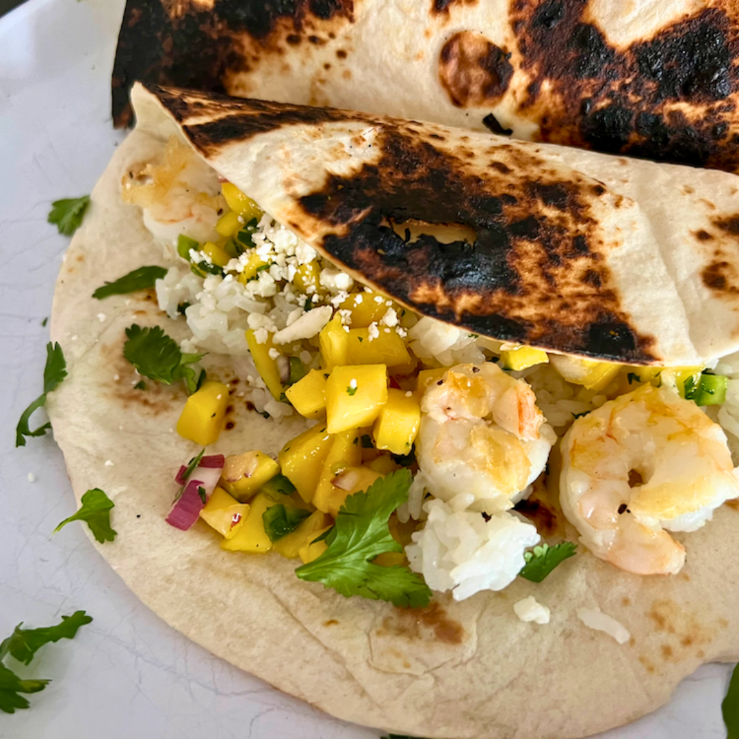 Lime Grilled Shrimp with Mango Salsa