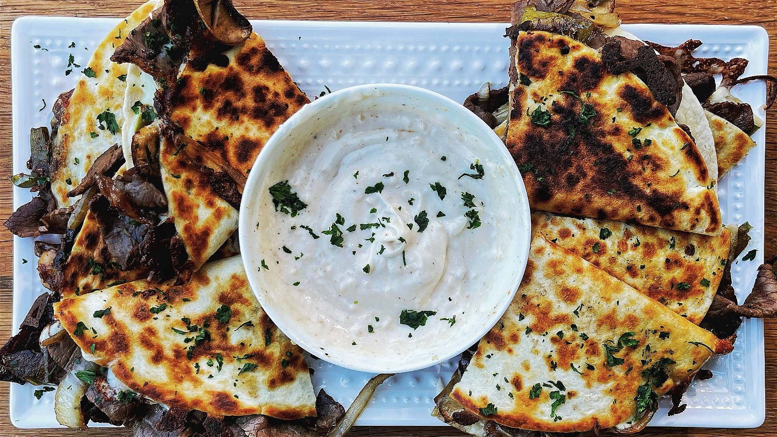 Image of Philly Cheesesteak Quesadillas
