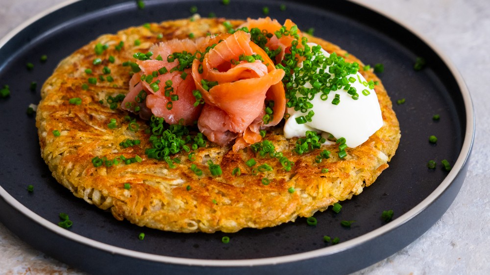 Image of Potato rosti with smoked salmon